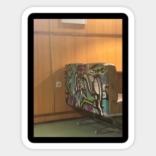 Gravity Art Sofa In Restaurant Sticker